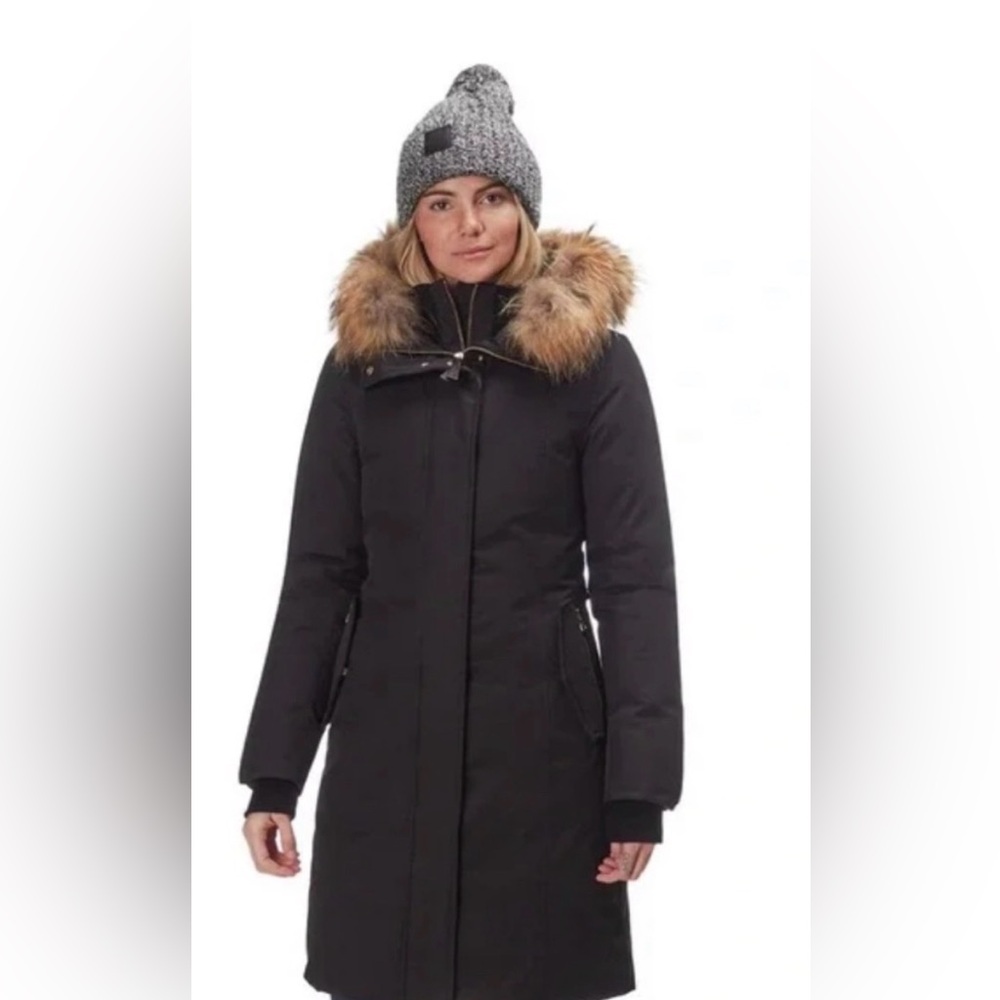 Warmest winter coat! Mackage Harlowe Black Puffer Jacket, Removable Fur Hood